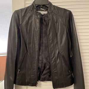 Genius leather motorcycle jacket